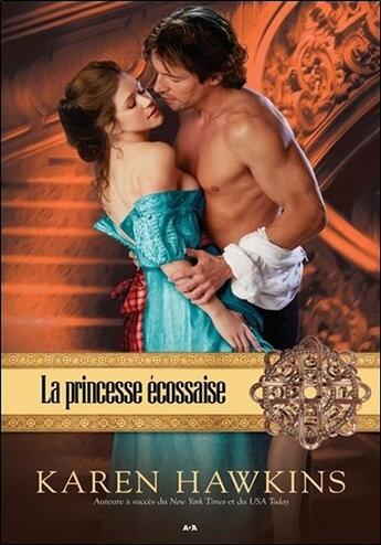 Couverture du livre « L'amulette Hurst t.4 ; la princesse écossaise » de Karen Hawkins aux éditions Ada