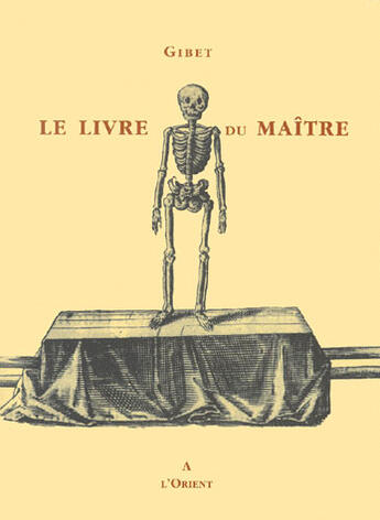 Couverture du livre « Livre du maitre » de  aux éditions A L'orient