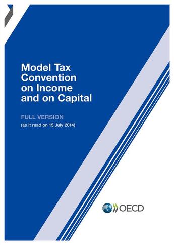 Couverture du livre « Model tax convention on income and on capital 2014 (full version) » de Ocde aux éditions Ocde