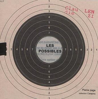 Couverture du livre « Les possibles » de Claudie Lenzi aux éditions Plaine Page