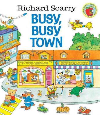 Couverture du livre « BUSY, BUSY TOWN » de Richard Scarry aux éditions 