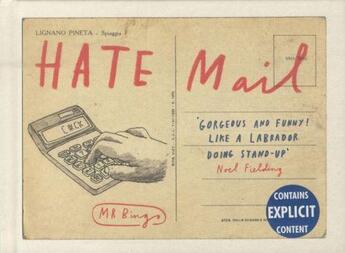 Couverture du livre « Hate mail » de Mr Bingo aux éditions Michael Joseph