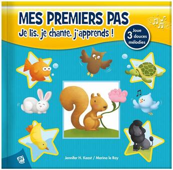 Couverture du livre « Mes premiers pas ; je lis, je chante, j'apprends » de  aux éditions Pi Kids