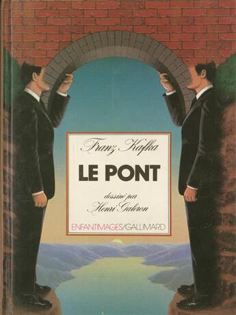 Couverture du livre « Le pont » de Franz Kafka aux éditions Gallimard-jeunesse