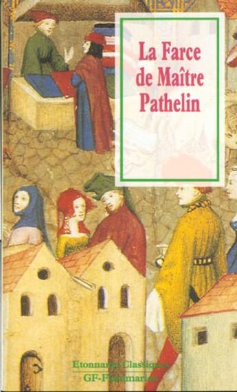 Couverture du livre « Farce de maitre pathelin (la) - illustrations, noir et blanc » de  aux éditions Flammarion