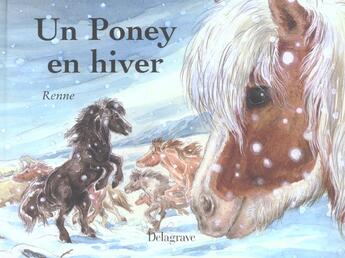 Couverture du livre « Un poney en hiver » de Renne aux éditions Delagrave