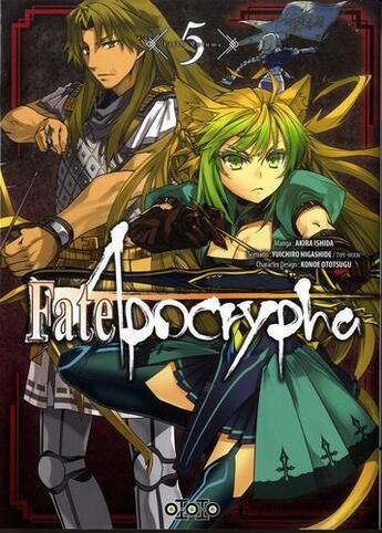 Couverture du livre « Fate/Apocrypha Tome 5 » de Type-Moon et Yuichiro Higashide et Akira Ishida aux éditions Ototo