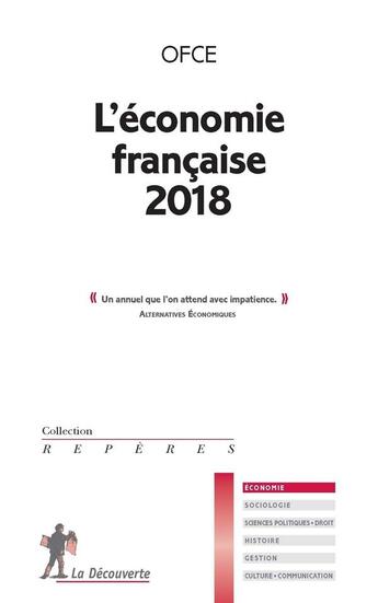 Couverture du livre « L'économie française 2018 » de Ofce aux éditions La Decouverte