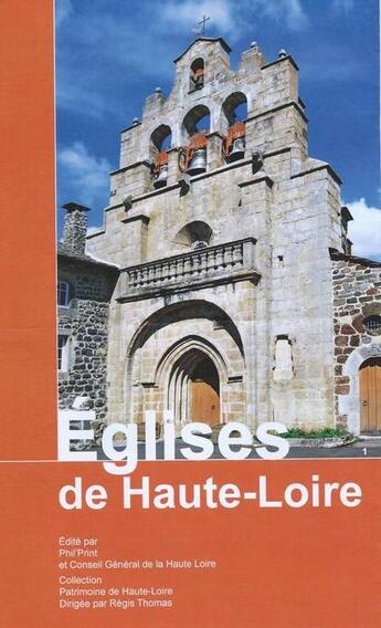 Couverture du livre « Églises de Haute-Loire » de  aux éditions Phil