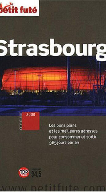 Couverture du livre « Strasbourg (édition 2008) » de Collectif Petit Fute aux éditions Le Petit Fute