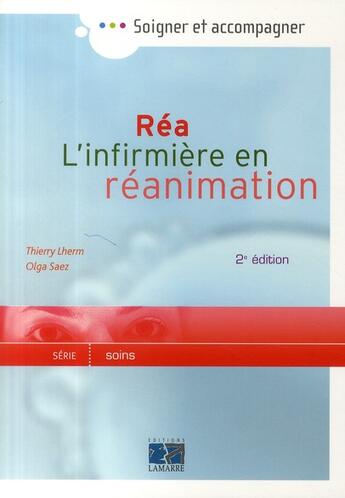 Couverture du livre « Réa ; l'infirmière en réanimation (2e édition) » de Lherm aux éditions Lamarre