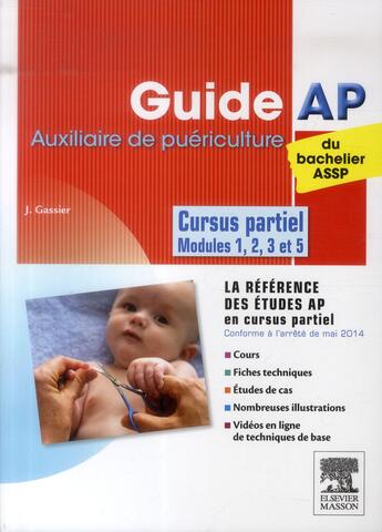 Couverture du livre « Guide ap du bachelier assp » de Jacqueline Gassier aux éditions Elsevier-masson