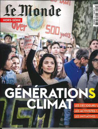 Couverture du livre « Le monde hs n 69 generations climat - octobre 2019 » de  aux éditions Le Monde Hors-serie