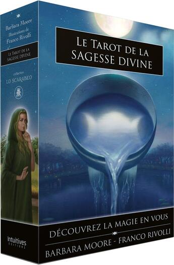 Couverture du livre « Le tarot de la sagesse divine » de Barbara Moore aux éditions Editions Intuitives