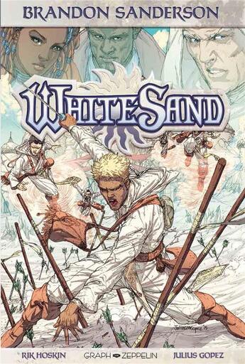 Couverture du livre « White sand Tome 1 » de Brandon Sanderson et Rik Hoskin et Julius M. Gopez aux éditions Graph Zeppelin