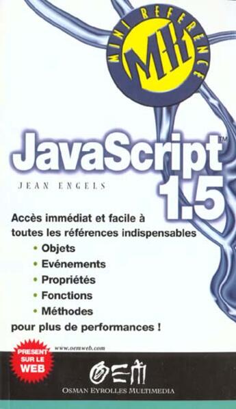 Couverture du livre « Javascript » de Jean Engels aux éditions Osman Eyrolles Multimedia