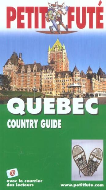 Couverture du livre « Quebec 2003, le petit fute (édition 2003) » de Collectif Petit Fute aux éditions Le Petit Fute