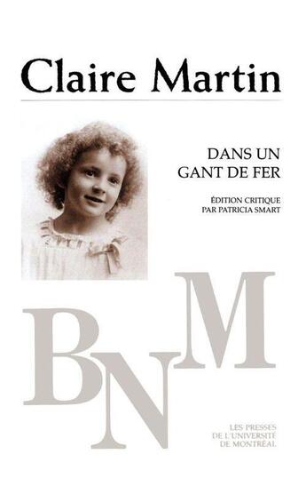 Couverture du livre « Dans un gant de fer » de Claire Martin aux éditions Pu De Montreal