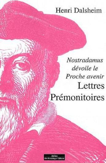 Couverture du livre « Lettres prémonitoires » de Henri Dalsheim aux éditions Do Bentzinger