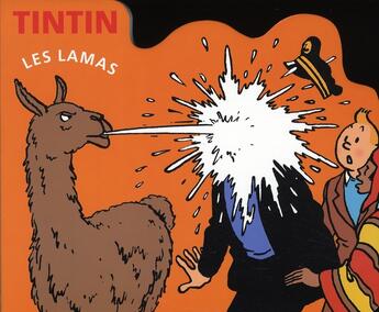 Couverture du livre « Tintin ; les lamas » de Herge aux éditions Moulinsart Belgique