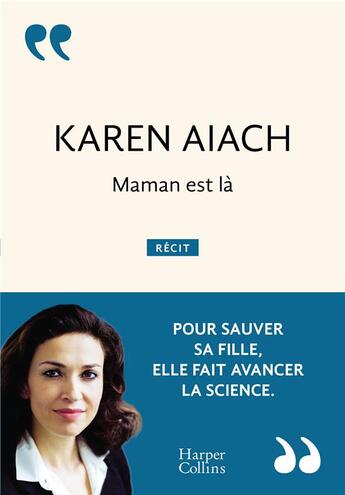 Couverture du livre « Maman est là » de Karen Aiach aux éditions Harpercollins