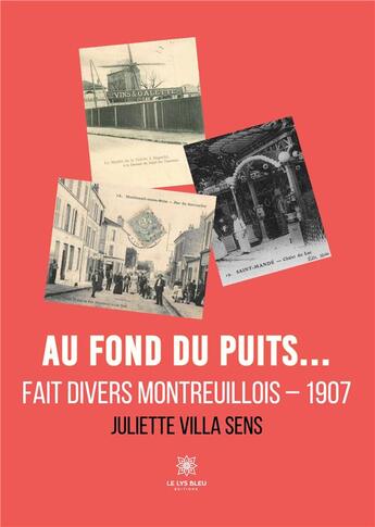 Couverture du livre « Au fond du puits... : Fait divers montreuillois - 1907 » de Epouse Sens J V. aux éditions Le Lys Bleu