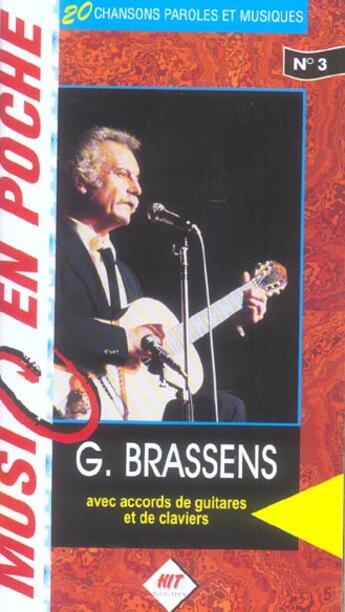 Couverture du livre « Brassens » de Hit aux éditions Hit Diffusion