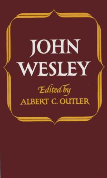 Couverture du livre « John wesley » de Wesley John aux éditions Editions Racine