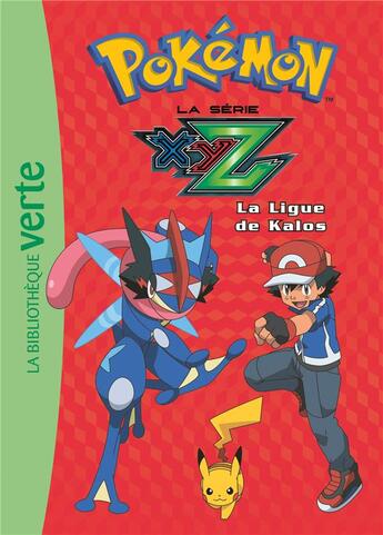 Couverture du livre « Pokémon t.35 ; la ligue de kalos » de  aux éditions Hachette Jeunesse