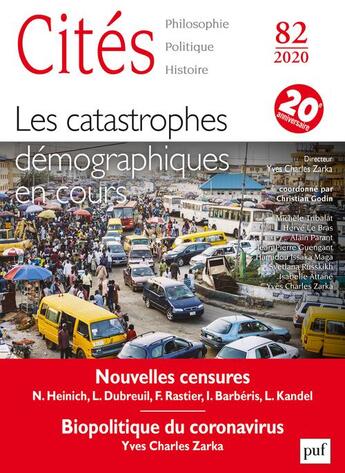 Couverture du livre « Cites 2020, n.82 » de  aux éditions Puf