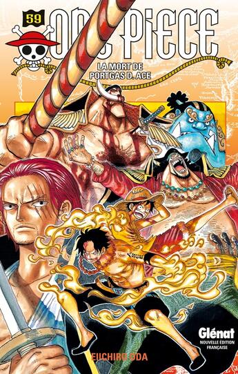 Couverture du livre « One Piece - édition originale Tome 59 : la mort de Portgas D. Ace » de Eiichiro Oda aux éditions Glenat