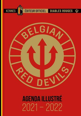 Couverture du livre « Les Diables Rouges ; agenda illustré (édition 2021/2022) » de  aux éditions Kennes Editions