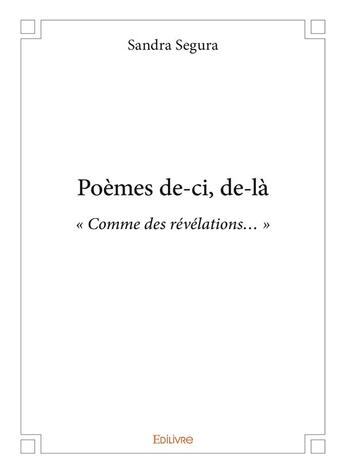 Couverture du livre « Poèmes de-ci, de-là ; 