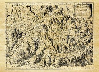 Couverture du livre « Savoie en 1696 50cm x 40cm » de  aux éditions Antica