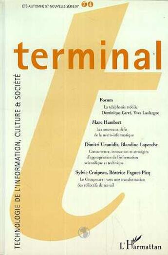 Couverture du livre « Terminal n 74 » de  aux éditions L'harmattan