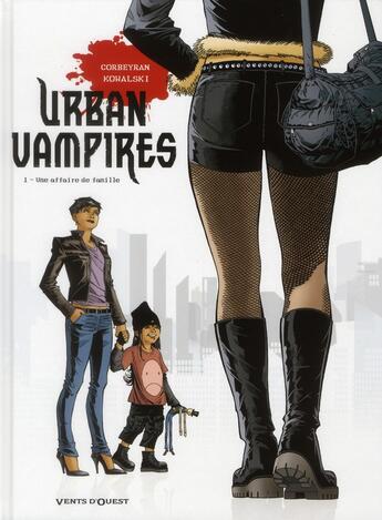 Couverture du livre « Urban vampires t.1 ; une affaire de famille » de Sorbeyran et Piotr Kowalski aux éditions Vents D'ouest