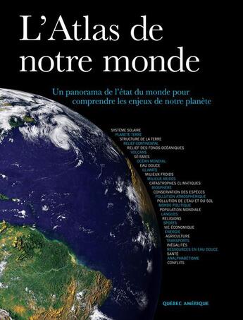 Couverture du livre « L'atlas du monde » de Qa Interactive aux éditions Les Editions Quebec Amerique