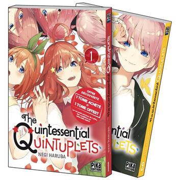 Couverture du livre « The Quintessential Quintuplets : Tome 1 et Tome 2 » de Negi Haruba aux éditions Pika