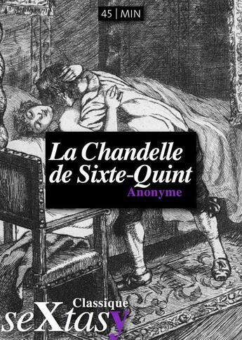 Couverture du livre « La chandelle de Sixte-Quint » de  aux éditions Numeriklivres