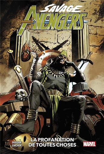 Couverture du livre « Savage Avengers Tome 5 : La profanation de toutes choses » de Gerry Duggan et Patch Zircher aux éditions Panini