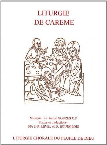 Couverture du livre « Liturgie de careme » de Gouzes/Revel aux éditions Studio Sm