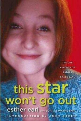 Couverture du livre « This Star Won'T Go Out » de Earl, Esther Earl, L aux éditions Children Pbs