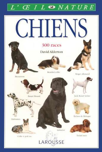 Couverture du livre « Chiens » de David Alderton aux éditions Larousse