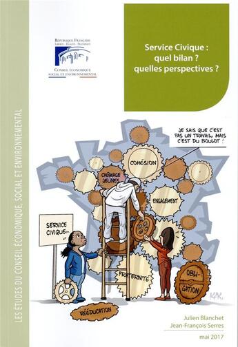 Couverture du livre « Service civique : quel bilan ? quelles perspectives ? » de  aux éditions Direction Des Journaux Officiels