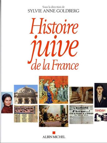 Couverture du livre « Histoire juive de la France » de Sylvie-Anne Goldberg et Collectif aux éditions Albin Michel