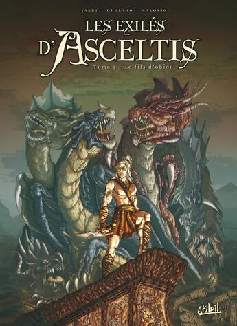 Couverture du livre « Les éxilés d'Asceltis Tome 2 ; le fils d'Obion » de Nicolas Jarry et Paolo Deplano aux éditions Soleil