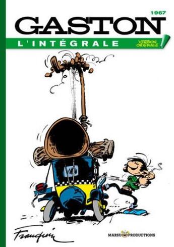 Couverture du livre « Gaston - version originale : Intégrale vol.6 : 1967 » de Andre Franquin aux éditions Marsu Productions