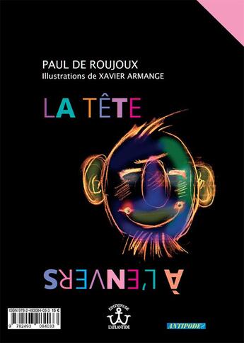 Couverture du livre « La tete a l'envers » de De Roujoux Paul aux éditions Editions De L'atlantide