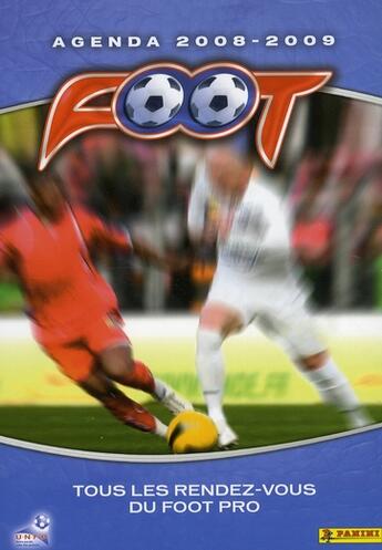 Couverture du livre « Agenda foot 2008/2009 » de  aux éditions Panini