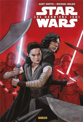 Couverture du livre « Star Wars : les derniers Jedi » de Gary Whitta et Walsh Michael aux éditions Panini